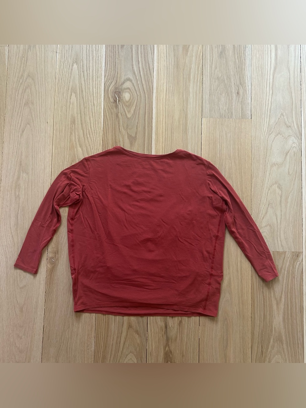 Lululemon Long Sleeve Top Terra Orange Oversized Small